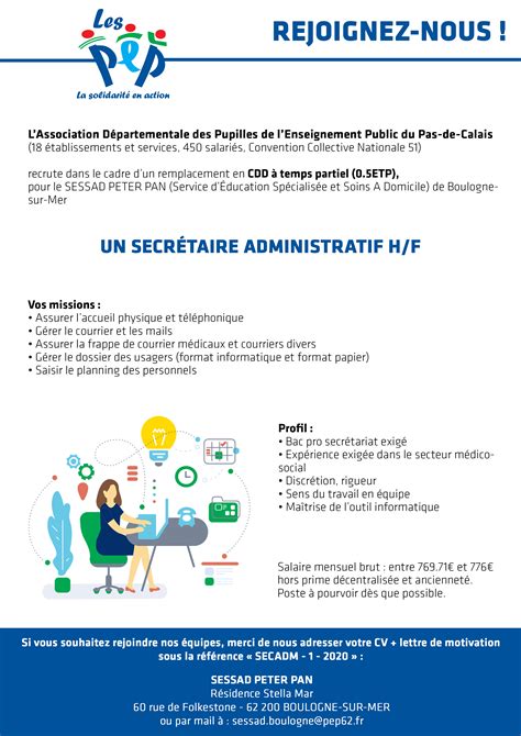 offre d'emploi secretaire administratif|Offres d'emploi Secrétaire administratif .